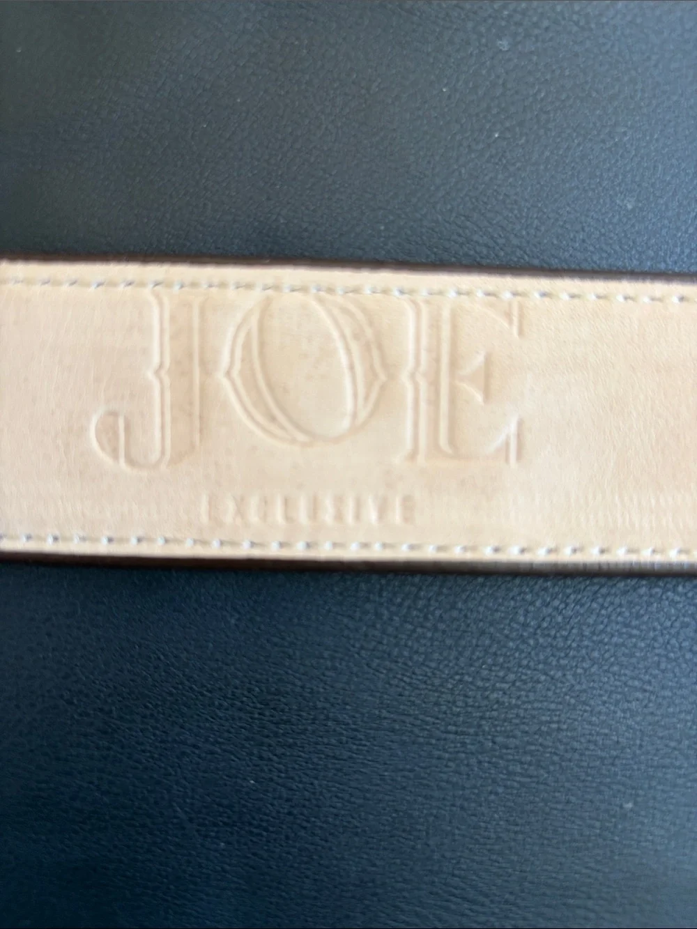 JOE Exclusive Genuine Leather Sunflower Embroidered Western Belt Brown Size 32